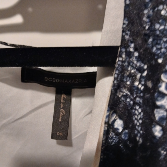Bcbg stunning navy and black lace dress - Picture 4 of 5